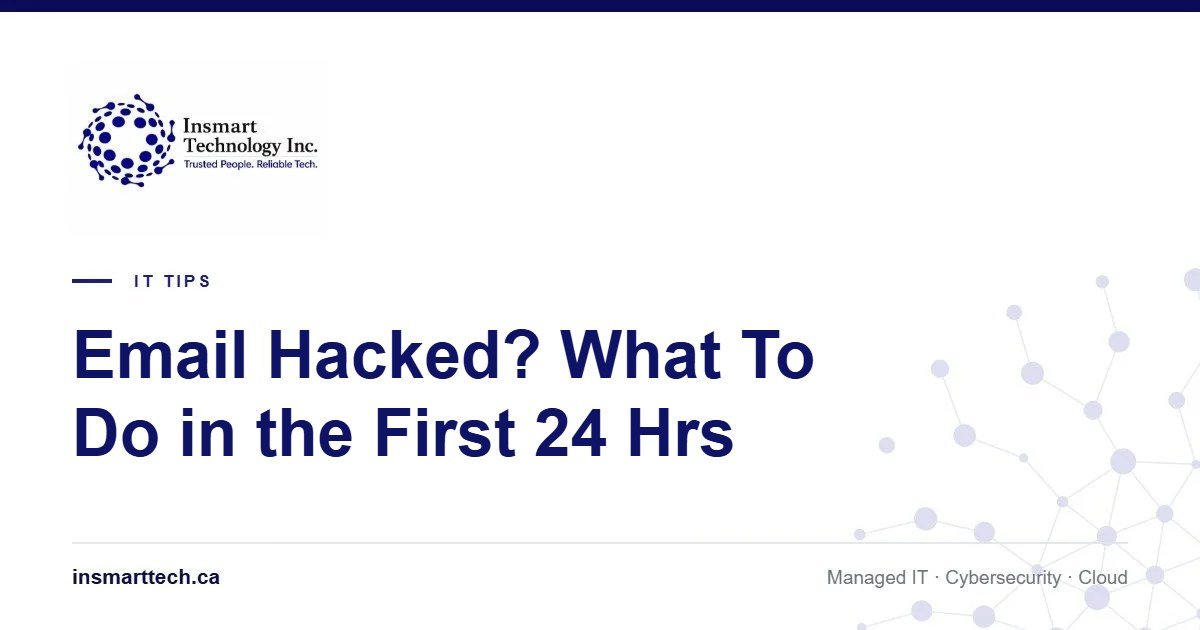 Microsoft 365 Email Hacked? What to Do in the First 24 Hours