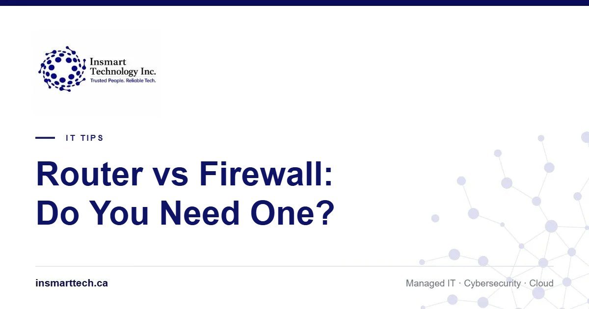 Router vs Business Firewall: Does Your Small Business Need One?